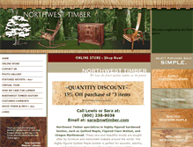 Tablet Screenshot of nwtimber.com